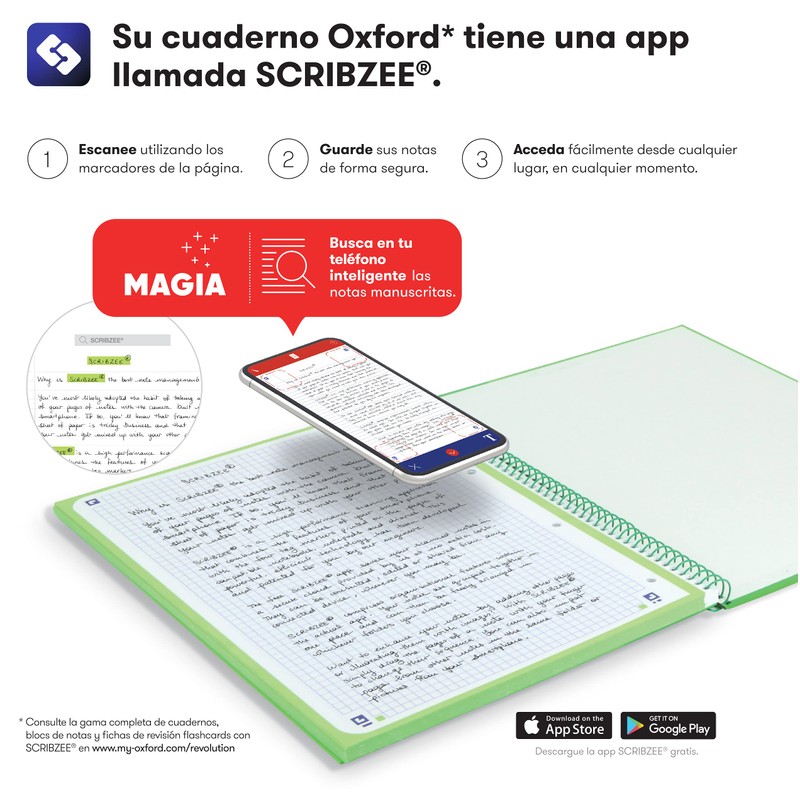 Oxford 936137 - Extrahard Cover Blue Notepad A4 Size 80