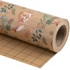 WRAPAHOLIC Kraft Christmas Wrapping Paper - 30 Inch X 100
