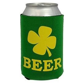 mgo (Set of 12) Clover & Beer St. Patrick's Can Cooler 12-Pack