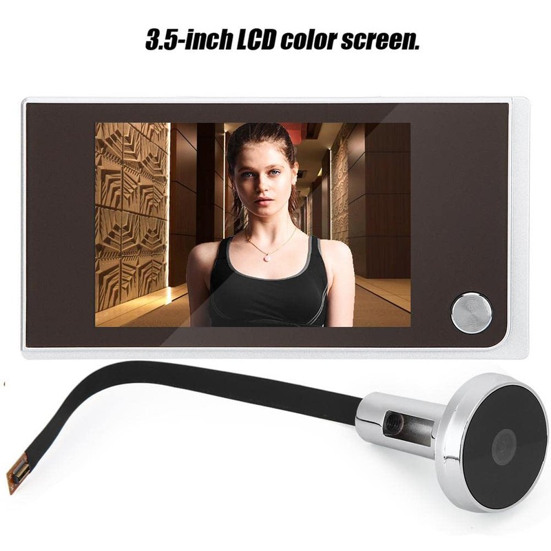 Nikou 3.5 Inch LCD Door Electronic Peephole Camera, 120 Degree
