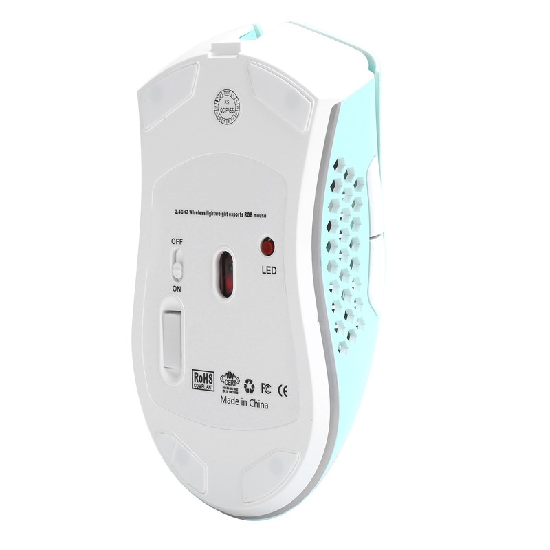Wireless Mouse Hollow Charging Gaming Mice RGB Lighting Effect Computer