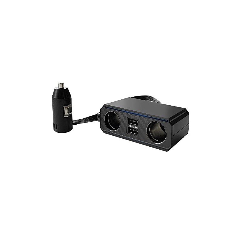 Kashimura Flat Cord, 2 Separate Sockets, 2 Reversible USB, Automatic
