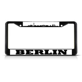 Fastasticdeals Berlin Flag Germany License Plate Frame Tag Holder Cover