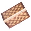 3in1 Portable Wooden Chessboard Folding Board Chess Game For Party