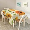 Walmsco Tablecloth Yellow Sunflower Decor For Dining Room Kitchen Rectangular