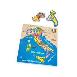 Teorema Satz Puzzle aus Holz, mehrfarbig Italien mehrfarbig