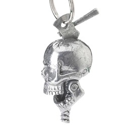 Skull Crusher Large Guardian Bell Motorcycle Ride Protection Bell or Key Ring