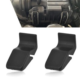 jokormo 2 PCS Car Air Filter Housing Clip, 0.62" x 1.21" Plastic Air Cleaner Grille Upper Cover Buckle, Perfectly Fits Clip Accessory, Compatible with Honda Accord Odyssey Fit City Vezel XRV (Black)