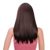 Tsnomore Mixed Brown Wigs for Women, Shoulder-length Short Synthetic Wig,