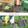 UPMCT 12 Inch Galvanized Garden Landscape Staples Stakes, 25 50