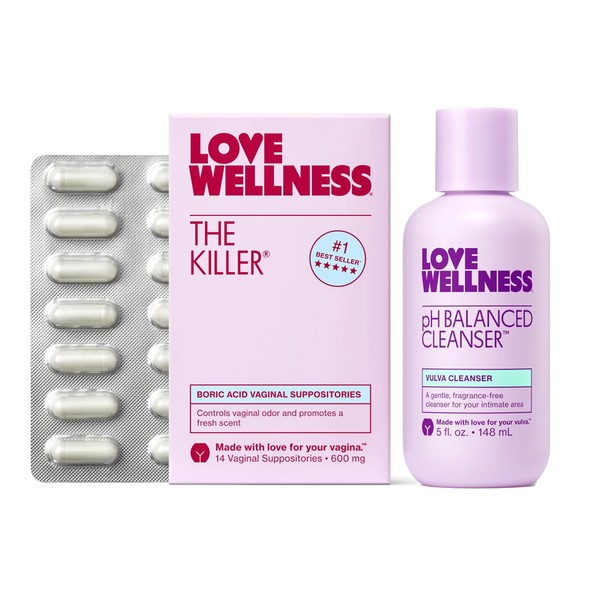 Love Wellness pH Balancing Cleanser & The Killer | Feminine