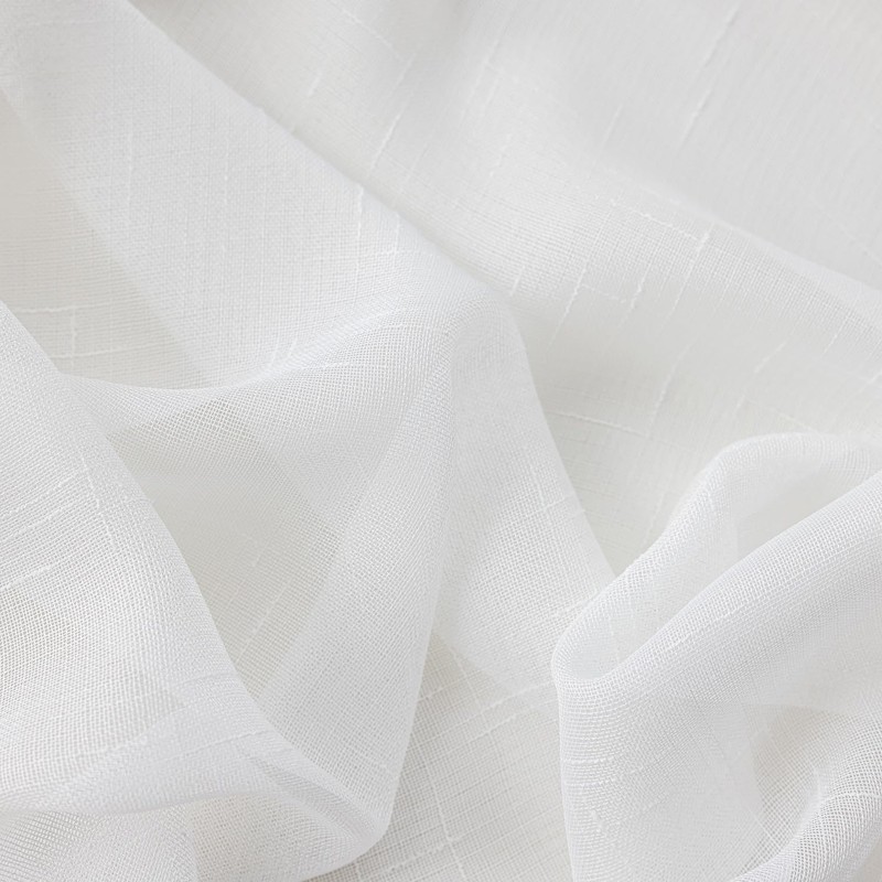 Ftinala Off White Pinch Pleated Sheer Curtains 102 Inch Long