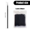 200 Pcs Micro Applicators Brushes, Disposable Applicator Brush with Bendable