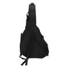 Large Black Sling Bag Waterproof Sling Backpack Oxford Fabric Outdoor