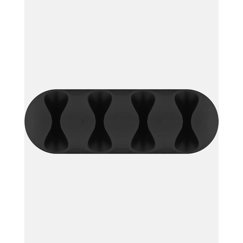 Goobay Kabel Management 4-Slots, schwarz