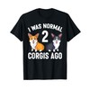 Funny Corgi Dog Lover I Was Normal 2 Corgis Ago