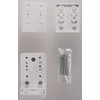 Nomura Tec Automatic Cabinet Door Earthquake Latches, white