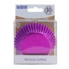 PME BC814 Purple Standard Baking Cases Pk/30 Metallic Cupcake Cases