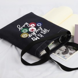 CMNIM Lucky Bingo Tote Bag My Lucky Bingo Bag Winner Gift for Bingo Game Lover Bingo Player Gambling Handbag Shoulder Bag (Lucky Bingo Tote Bag)