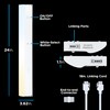 Enbrighten 24 inch Hardwired Under Cabinet Lights, 1620 Lumens, Five