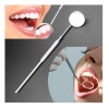 CUPRISHDIKALUR STORE Espejo Lupa Dental Para Colocación Extensión Pestañas 1x1