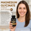 Magnesium Glycinate 1500mg with Vitamin D3 10,000 IU & K2