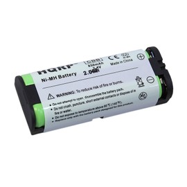HQRP Telephone Battery Compatible with Panasonic KX-TG2631W, KX-TG2632, KX-TG2632B, KX-TG2632W, KX-TG2910LCB, KX-TG5761 Cordless Phone System Plus Coaster
