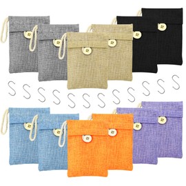 Bamboo Charcoal Bags Odor Absorber 12 Pack×100g Bamboo Charcoal Air Purifying Bags, for Car Air Fresheners, Odor Eliminator for Home，Shoe Deodorizer - Colorful-Activated Charcoal Odor Absorbers