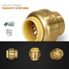 Pushlock UPSE12 Plug End Cap Pipe Fitting Push to Connect