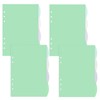 DY.2ten 4 Sets A5 Translucent Binder Dividers Index Page Tab