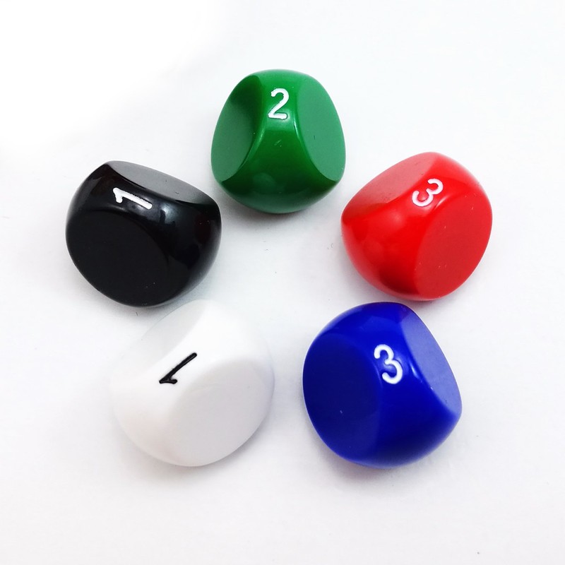 Bescon Complete Polyhedral Dice Set of 12pcs D3-D60 60 Sides
