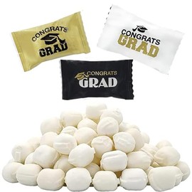 Congrats Grad Buttermints, Congratulations Graduation, Mint Candies, After Dinner Mints, Butter Mint Candy, Fat-Free, Individually Wrapped (275 Pieces)
