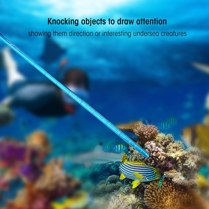 Diving Pointer Stick Aluminum Alloy Scuba Diving Noise Maker Stick