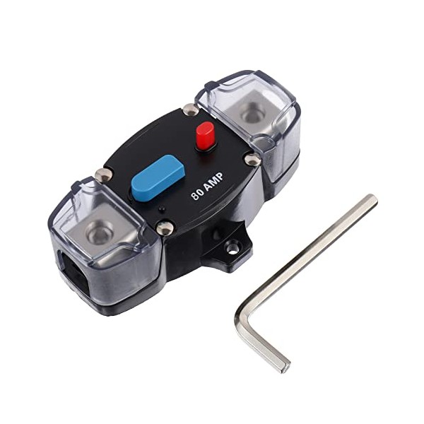 EPLZON EPLZON 80A 12-48 Volt DC Self Recovery Circuit Breaker
