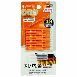 Clear Day Interdental Brush Type I 10 Pieces 4S(0.6mm) 10ea