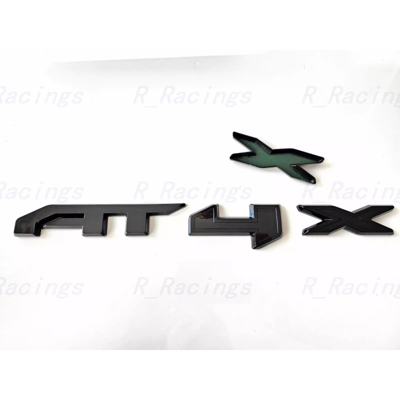 Auto Front Grill Gloss Black AT4X OVERLAY Emblem 2023+ GMC