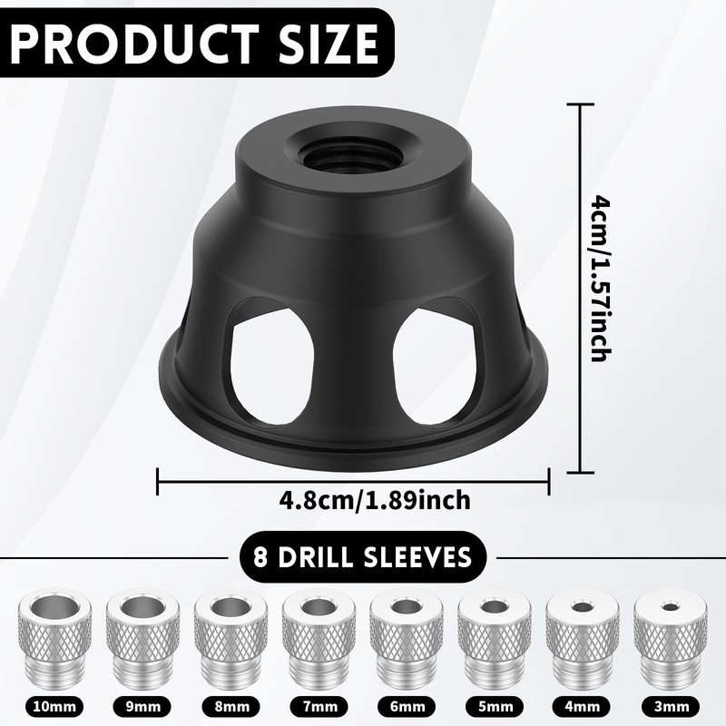 Vertical Drilling Tools with Drill Bushing and Drilling Aid for