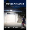 Meloght 75W Motion Sensor Outdoor Lights Plug in, Led Flood