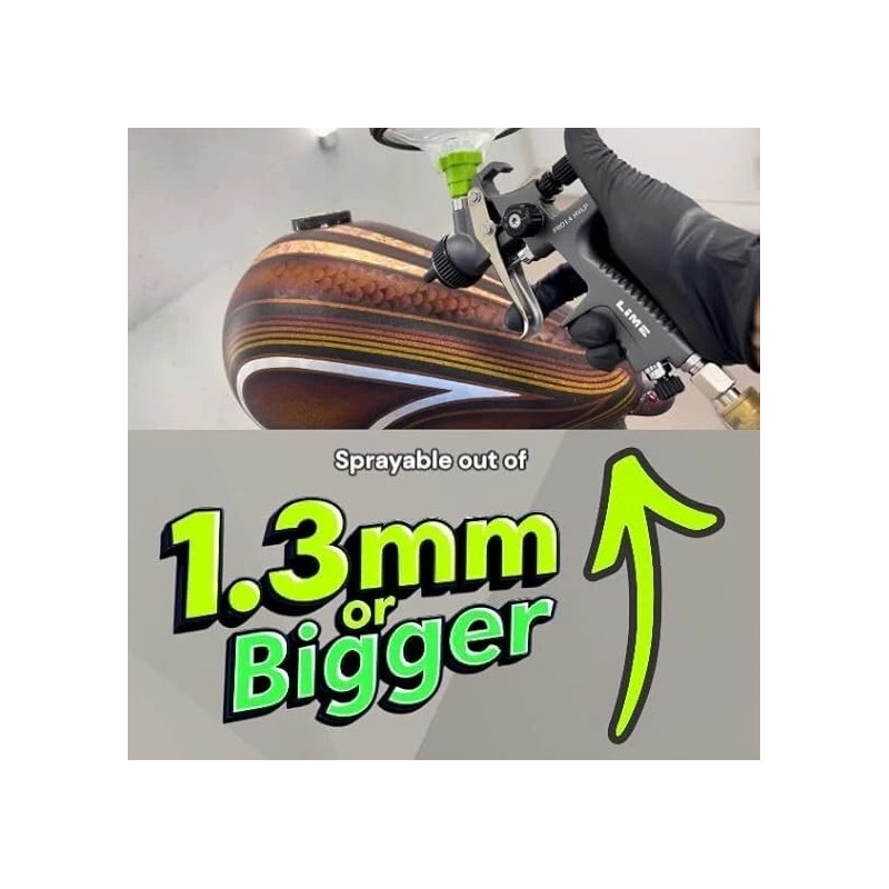 LiME LiNE Sprayable Brandywine Metal Flake Paint Additive - 3