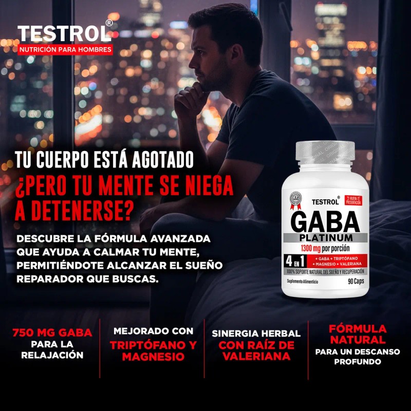 Testrol Combo Duo Gaba Platinum Combo Duo Apoyo Para Dormir