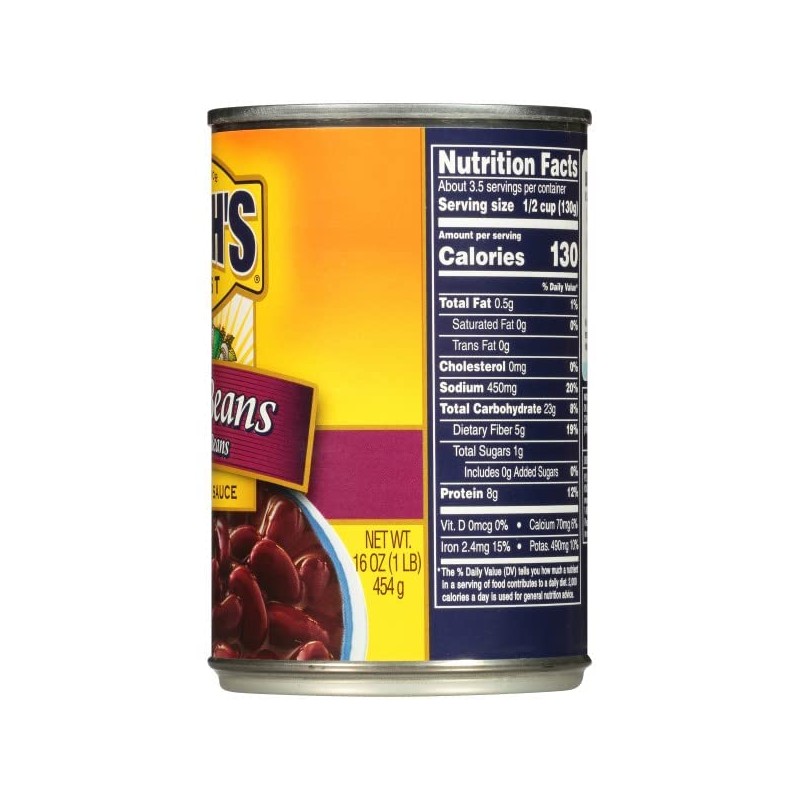 Bush Best Chili Bean Mild Kidney, 16 Ounce (Pack of