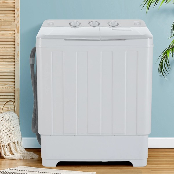 Unbranded 30Lbs Portable Washing Machine with Built-in Drain Pump Spin