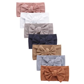 Hocaies Baby headband, baby headband, baby girl, baby headband, girl hair bands, baby headband, 7 Pcs C