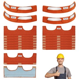 LEEPENK 20PCS Washable Hard Hat Sweatbands,Cotton Hard Hat Liners,Reusable Hard Hat Accessories Welding Sweatband Air Cushion Hard Hat Headbands for Welding Helmets