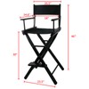 GDGYOFN 30'' Tall Directors Chair Folding Makeup Chair for Makeup