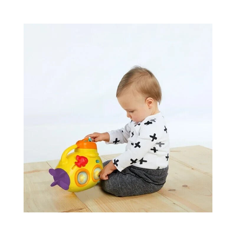 BABY EINSTEIN DISCOVERY SUBMARINE MUSICAL ACTIVITY TOY W/LIGHTS, YELLOW *NEW