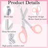 2 Pcs Nursing Scissors with 2 Pcs Retractable Badge Reels