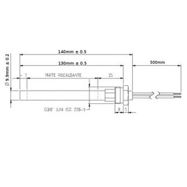 XODO STORE - Resistor Glow Plug 270 W for Pellet Stoves: ADLER, AMG, ECOTECK, KALOR, PIAZZETTA, QLIMA, RAVELLI, XIANG. (1 Piece, Nickel)