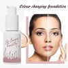 Color Changing Foundation, Base Nude Face Liquid Cover Concealer, Flawless