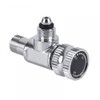 DONGKER Fish Tank CO2 Needle Check Valve,Stainless Steel Microdosing Valve